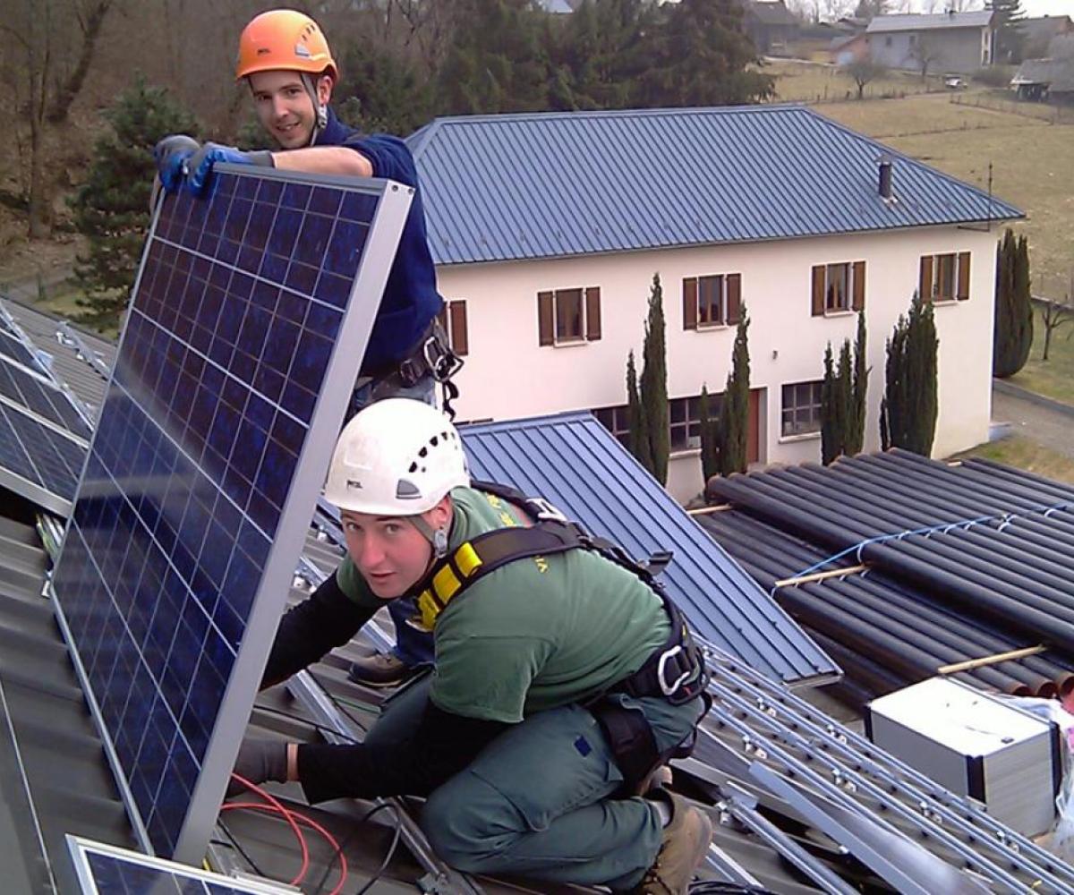 Toiture intégrée La Combe - Cayrol Energie